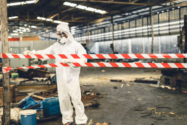 Professional Biohazard technician working in Leesburg, NJ